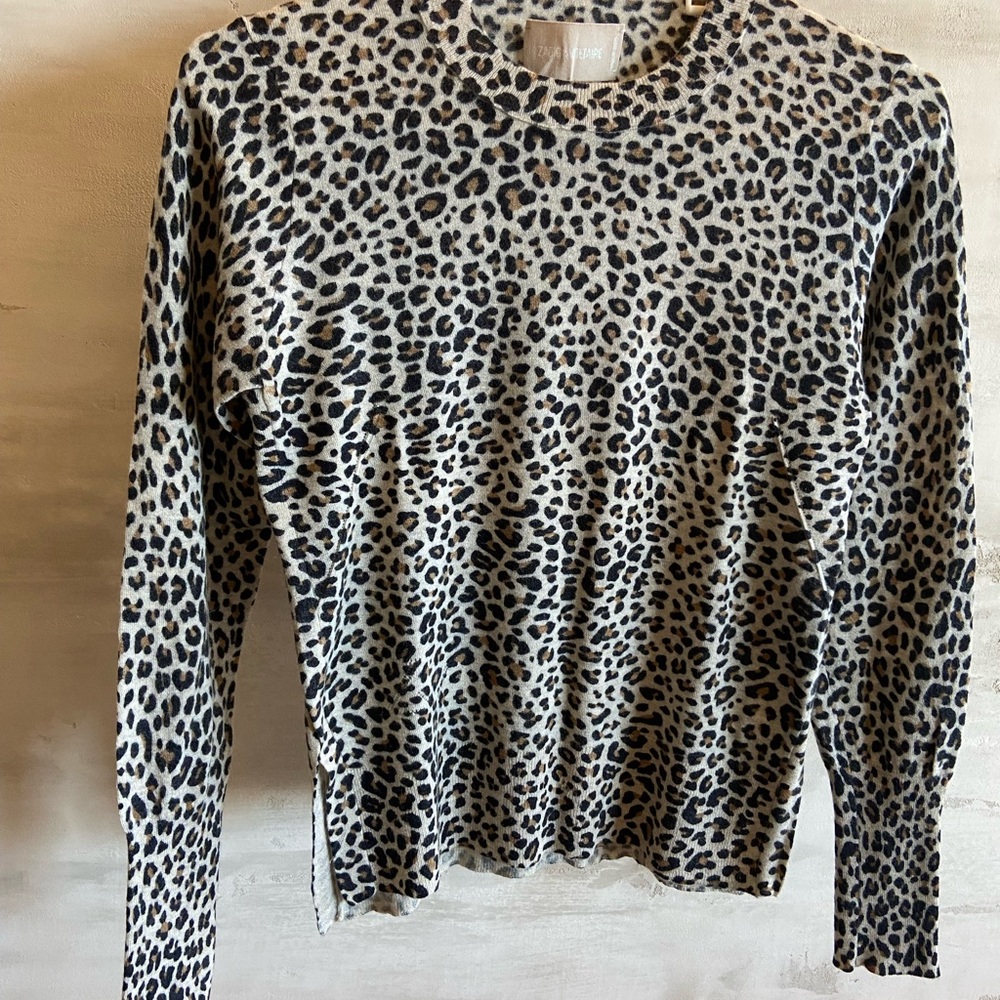 Zadig & Voltaire Leopard Print Sweater